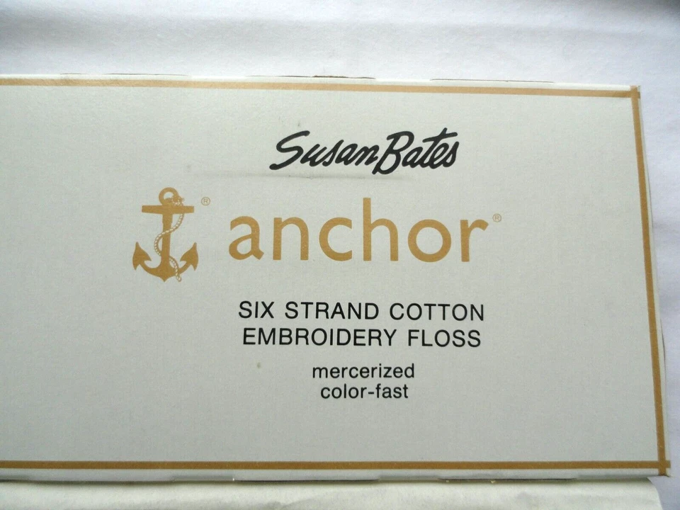 Susan Bates Anchor 6-Strand Embroidery Floss Green Lot of 24 Skeins Color 0227 - Image 3 of 4