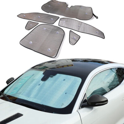 6PCS Full Window Sun Shade UV Block Sun Visor For Jaguar F-TYPE 2013-2022