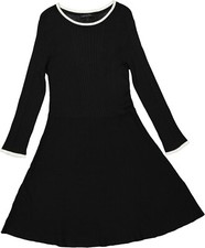 NEU! Armani Exchange Damen Strickkleid Gr. L schwarz-weiß