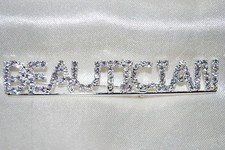 Beautician Crystal Pin Cosmetologist Makeup Salon Skincare Cosmetology Skin   