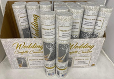  20 White Wedding Confetti Cannon Confetti Poppers Wedding Exit Idea