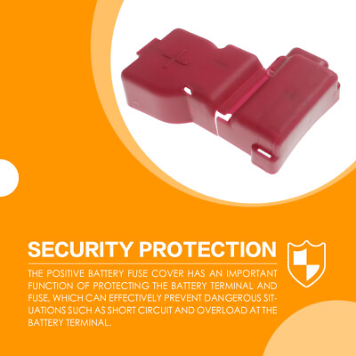 HAOTOM Positive Battery Terminal Cover For Nissan Sentra, Altima, Rogue & More - Red Cable Connector Cap