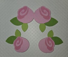 Wedding Roses. Scrapbook, Card Making Paper Piecing