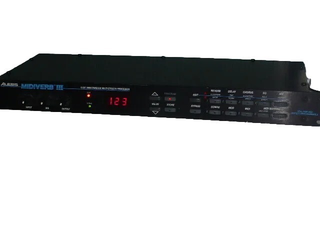 Alesis Midiverb III 16 Bit Simultaneou Multi Effects Alesis Midiverb III 16 Bit Simultaneou Multi Effects