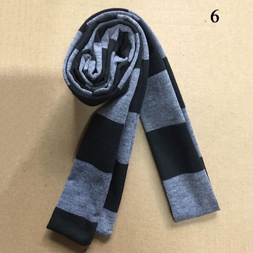 New Stripe Long Scarf Thin Narrow Strip Neckerchief Unisex Street Decor Scarve ∂ - Picture 12 of 22