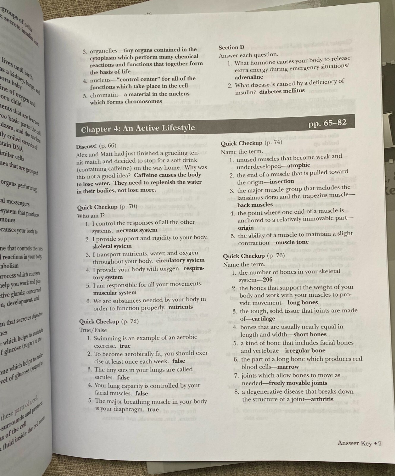 Homeschool A Beka Book Choosing Good Health Quiz test worksheets ...