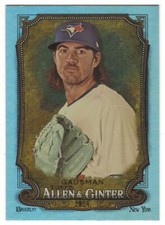 2024 ALLEN & GINTER SILVER PORTRAIT #65 KEVIN GAUSMAN TORONTO BLUE JAYS