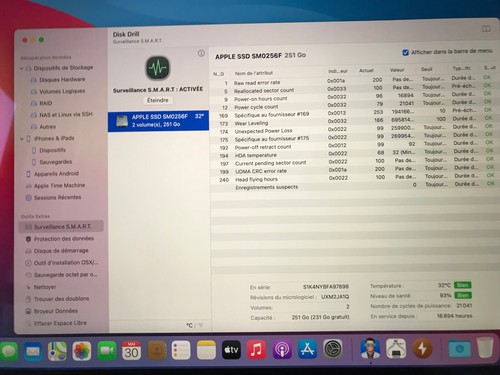 Macbook Pro 15" 2014 16Go i7 2,8GHz SSD 256Go batterie/écran neufs +chargeur 85W - Photo 13/16