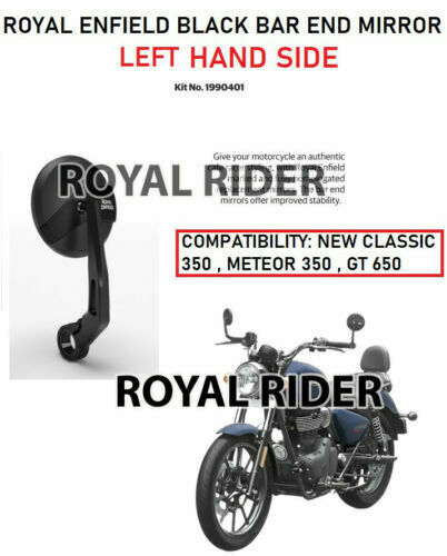 Meteor 350 Electra Bar End Mirror Royal Enfield Bar End Mirror