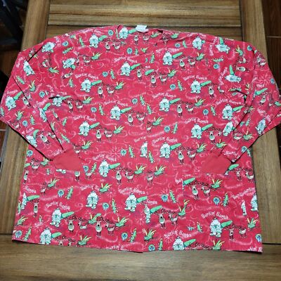 Uniform Advantage Red Scrub Jacket 