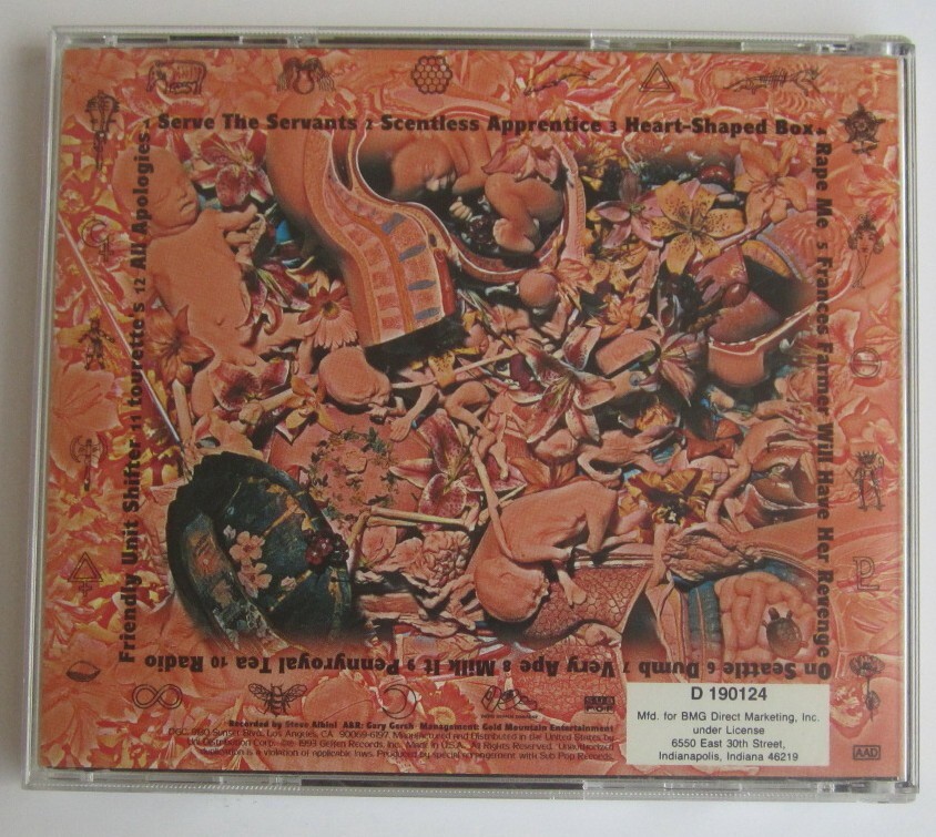 Nirvana – In Utero USED CD - DGCD-24607 / BMG D 190124 | eBay