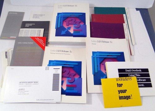 Lotus 123 Release 3.1 for DOS or Win 3.0 - Vintage Manuals, Reference Books - Picture 3 of 7