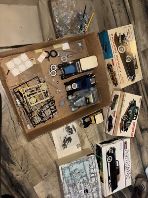 1932 CHEVY COUPE Gabriel Metal, Hubley Packard Dietrich,  41 Lincoln + Junkyard