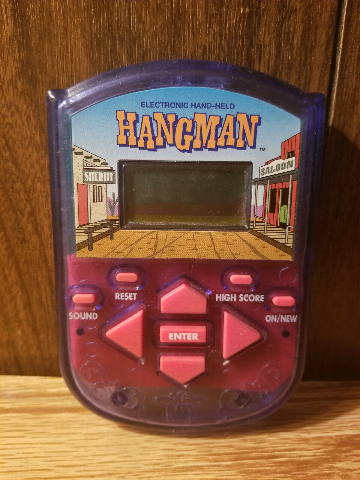 1995 Vintage Hangman Handheld Electronic Game Milton Bradley Hand Held