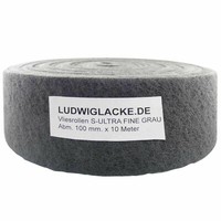 Schleifvlies 5M Grau Zum Anschleifen Von Autolack 100Mm X 5M K1000