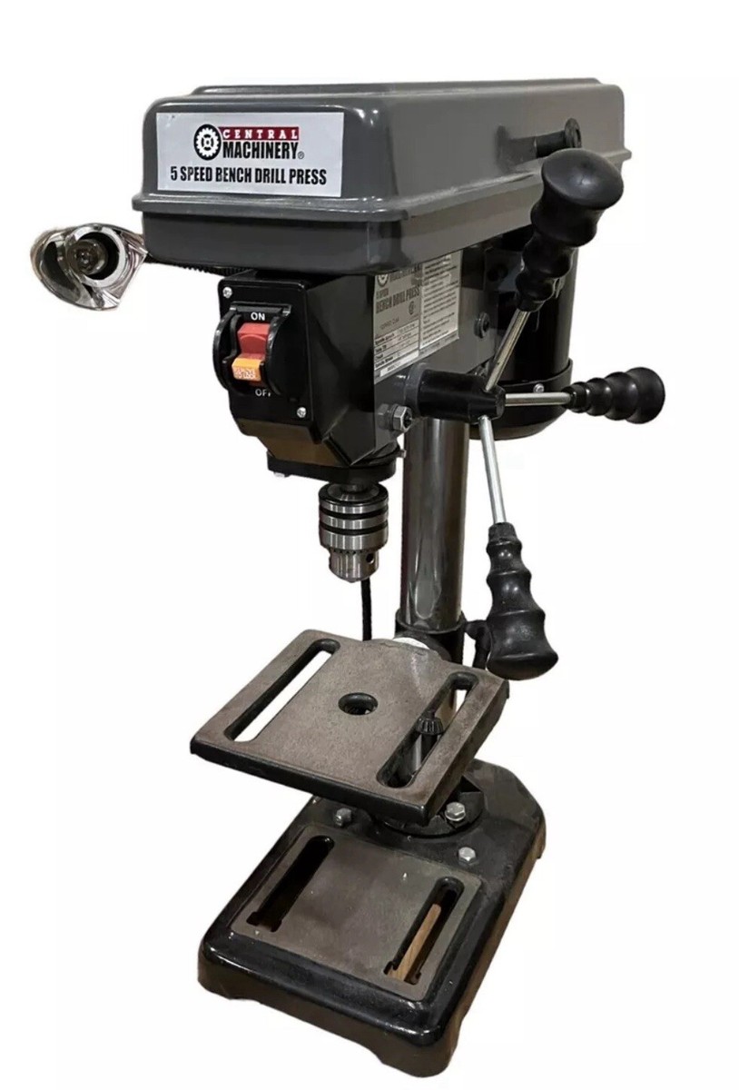 Central Machinery 60238 5 Speed Bench Drill Press. for sale online