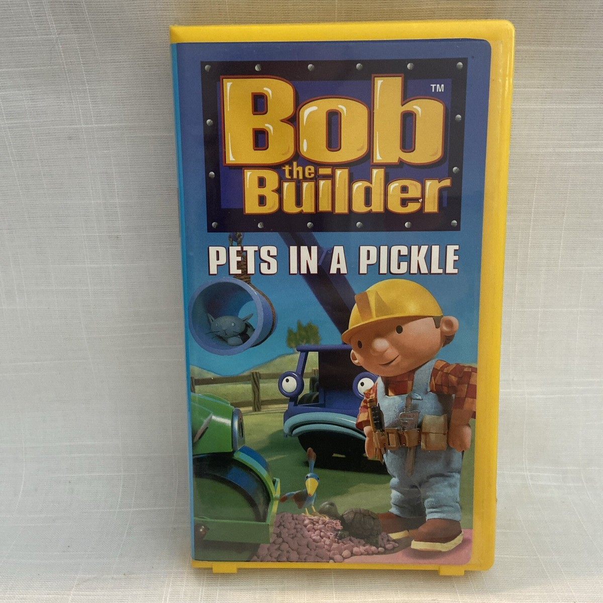 Bob the Builder Pets in a Pickle VHS 2001 Video Tape Clamshell