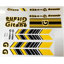 Gitane late 80s set of decals vintage