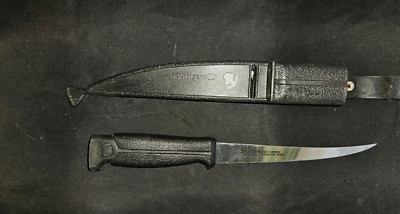 Sharpers Hong Kong Carbon Stainless Steel Filet Boning Fishing Knife with Sheath