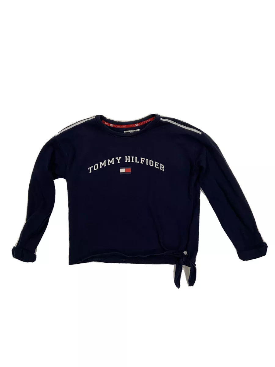 Tommy Hilfiger Sport Sweatshirt Sweater Blue Girl Teen Size XS EUC