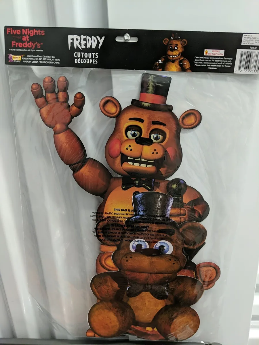 Five Nights At Freddy's Freddy 4-Piece Cutouts 20 inch Freddy