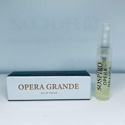 Opera Grande By Sospiro Parfum Eau De Perfume Spray Sample 2ml/0.06oz
