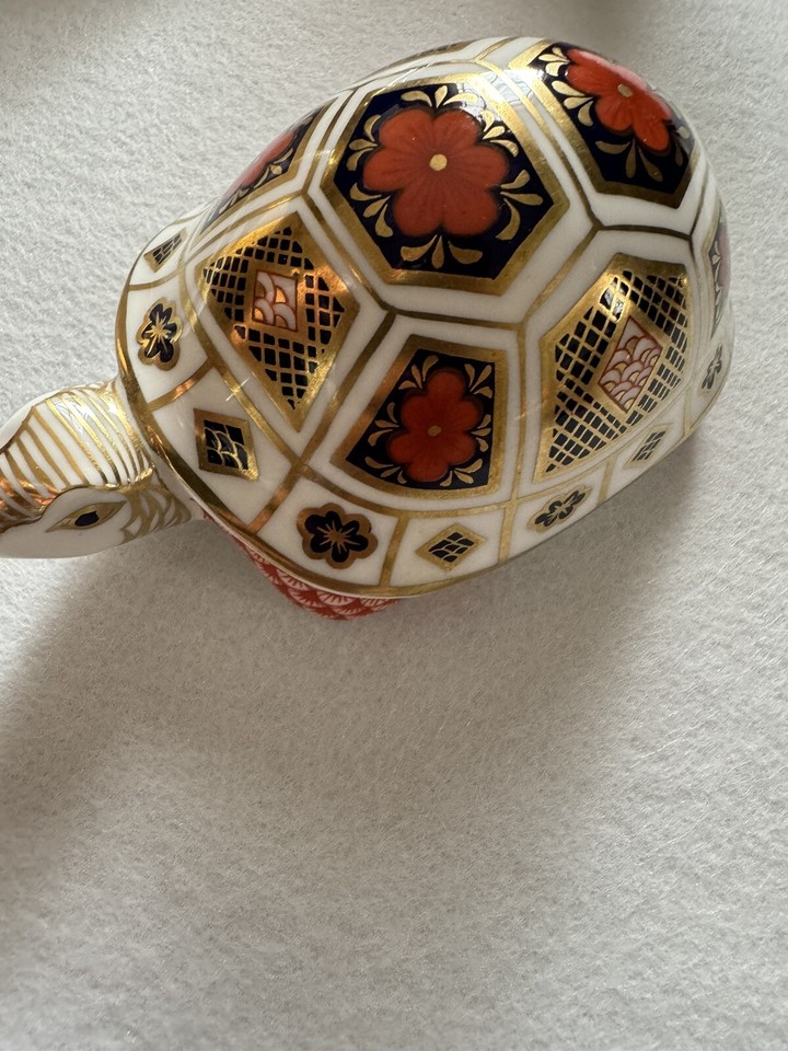 Vintage Royal Crown Derby 22k Paint Collection Turtle,Quail,Pheasant
