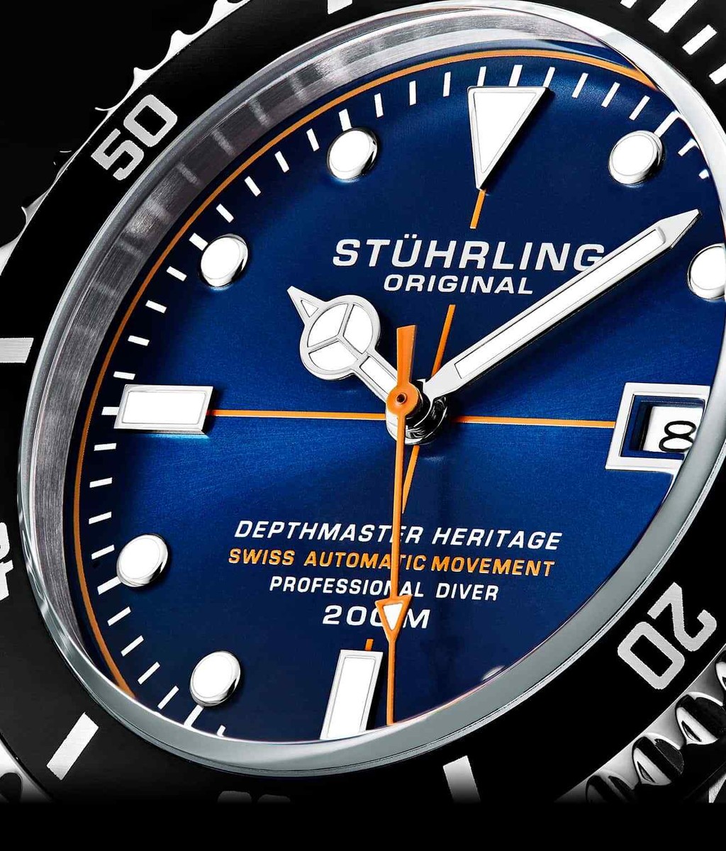 Reloj Stuhrling Depthmaster 893 Stuhrling 883H 03 Depthmaster