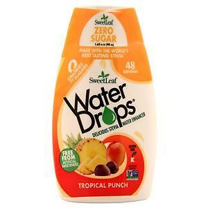 Sweetleaf WaterDrops - Delicious Stevia Water Enhancer Tropical Punch 1.62 fl.oz - Picture 1 of 1