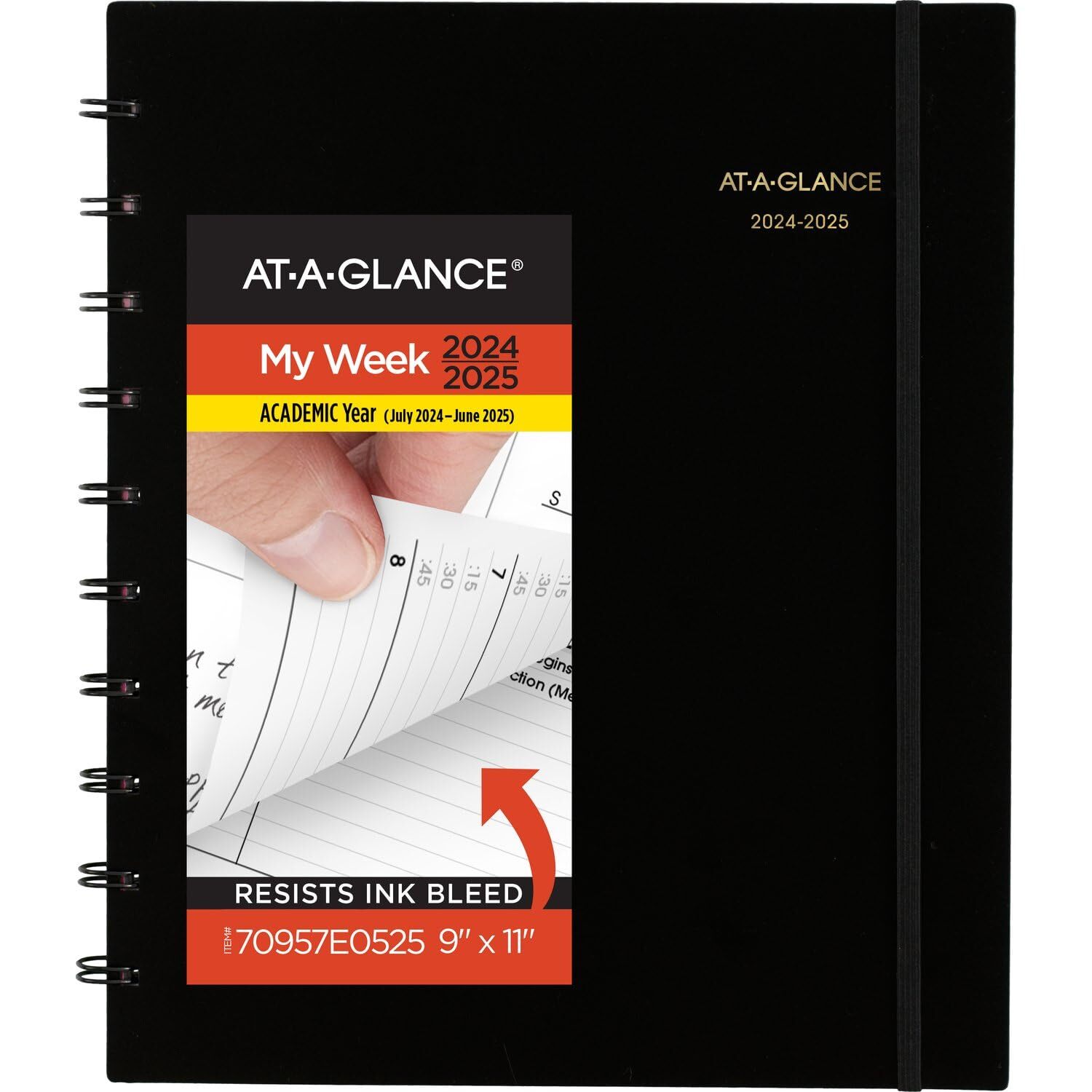 Planner 2024-2025 Academic, Weekly & Monthly, Quarter-Hourly Appointment Book...-image