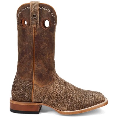 Dan Post Herren Murry Brown Bison Breit Quadratisch Leder Stiefel