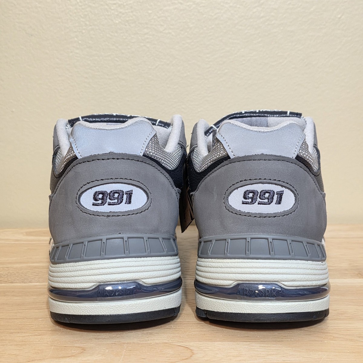New Balance 991 Made in UK Castlerock Grey Navy M991GNS Men\'s Size 11 MIUK New Balance 991 Made in England Castlerock Navy for Sale  main image 3