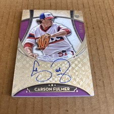 2017 Five Star PURPLE AUTO SP /50 Carson Fulmer RC #FSA-CFU White Sox Card (f3)