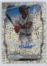 2019 Bowman Sterling Prospect Speckle Refractor 37/99 Isranel Wilson Auto 0s3