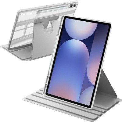 Hülle für Samsung Galaxy Tab S10+/Tab S9 FE+/S9+ 12,4 Zoll Silber