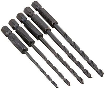 Irwin Tools 4935642 Black Oxide Hex Shank Drill Bit, 1/16-Inch