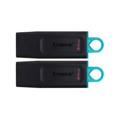 CONF. 2 PEZZI PEN DRIVE 64 GB DATATRAVELER EXODIA USB 3.2 GEN1 (DTX/64GB-2P)
