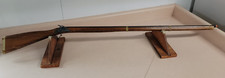 Vintage 52" Paris Wooden  Metal Flintlock Long Range Rifle Toy Cap Works 