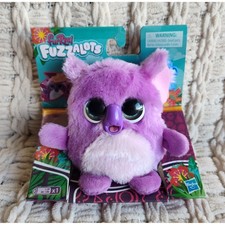 Furreal Fuzzalots Purple Koala Interactive Pet Toy Color Changing Lights Hasbro