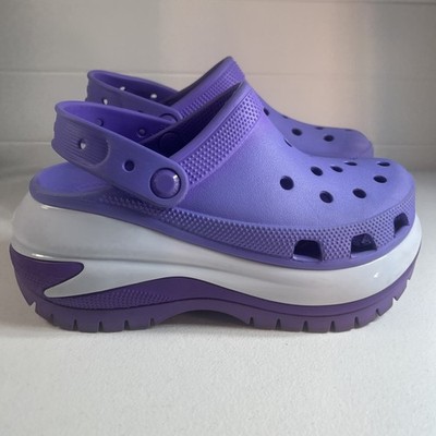 Crocs Mega Crush Clog Women s Size 6 Shoes Purple Platform Chunky Slip On