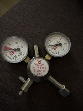 Druckminderer HIWI 2 Manometer Feinnadelventil Aquarium CO2 Zapfanlage Usw