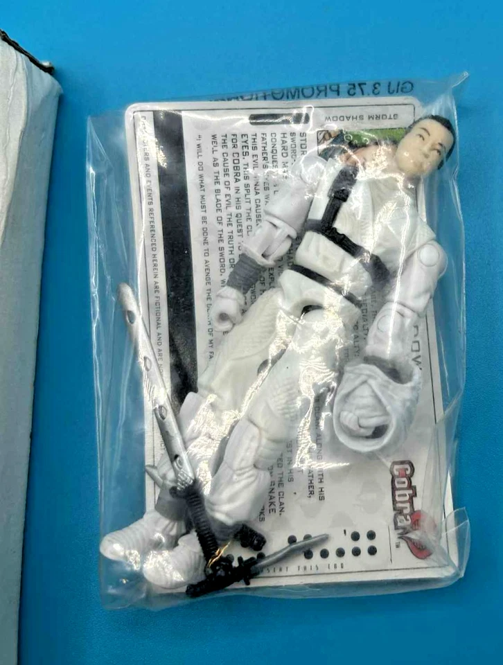 GI Joe MAIL AWAY Storm Shadow Unmasked Action Figure 2005 Hasbro - Image 2 of 2