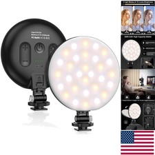 2500mAh Rechargeable Video Light with True-Color for Photography  Vlogging