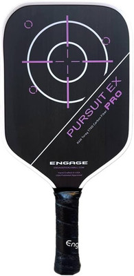 Engage Pursuit Pro EX Pickleball Paddle - Raw Carbon Fiber, Widebody Design