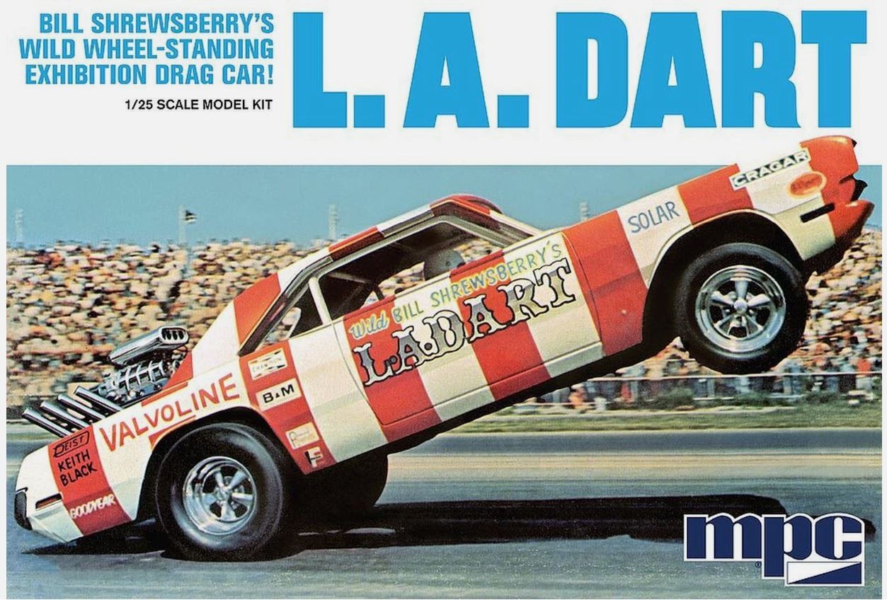 Maquette L.A. Dart Wheelstander MPC 1/25 kit automobile de précision