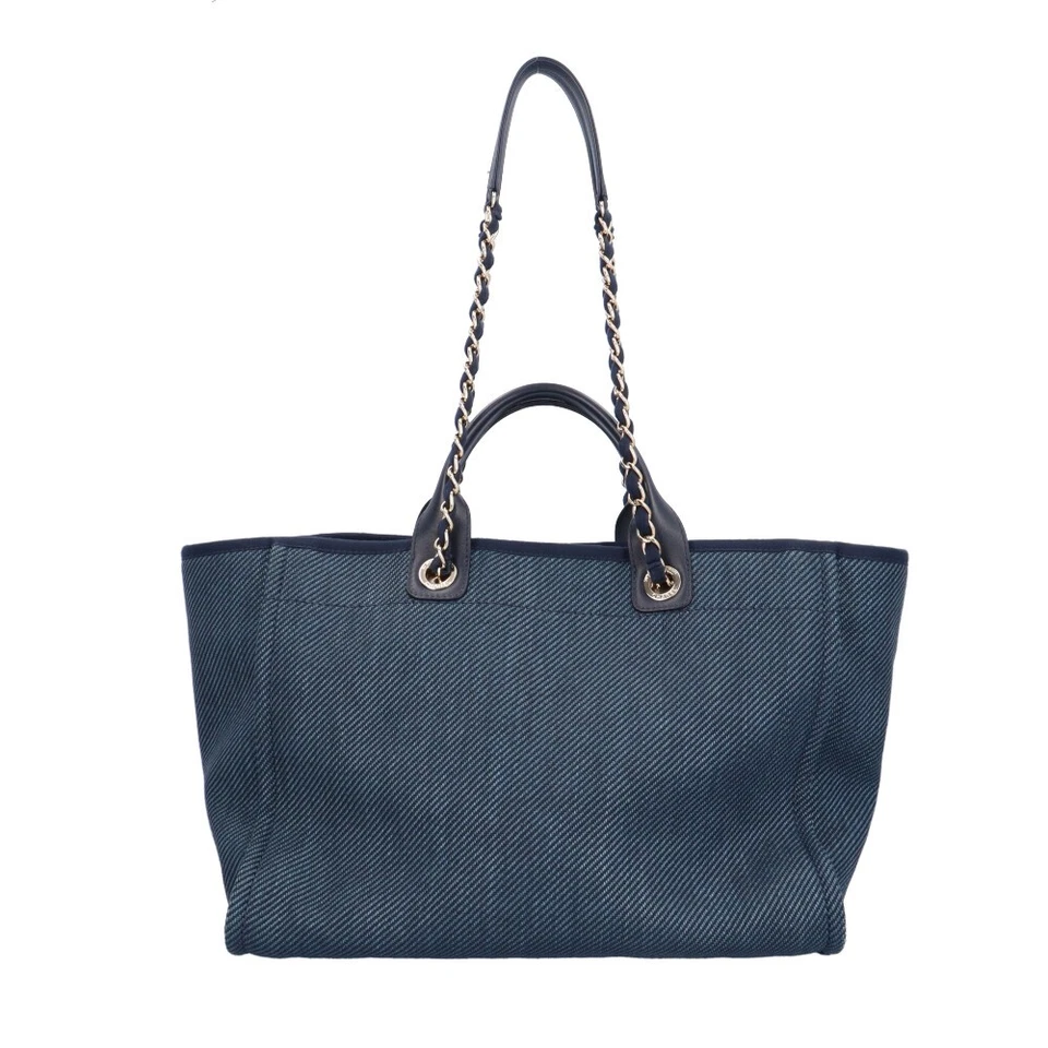 CHANEL Shoulder Bag straw 2way Deauville GM used - Image 3 of 4