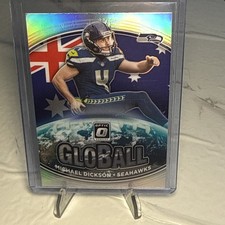 Michael Dickson 2021 Donruss Optic GloBall # GB-6 Silver Prizm Seattle Seahawks