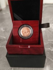 King Edward VII 1909 22ct Gold Full sovereign in wooden case
