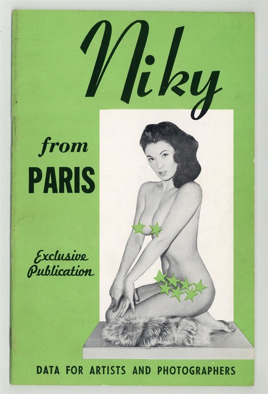 Nicky From Paris 1950 Female Art All Nikki 36pgs Risque Pinup Magazine M39713