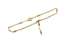 Glimmering Faceted Beads 10-11 inch anklets Gold Filled 14K